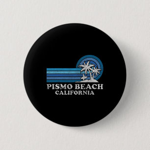Pismo Beach Californië Familie Zomervakantie Vint Ronde Button 5,7 Cm