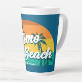 Pismo Beach Californië Latte Mok (Rechterhoek)