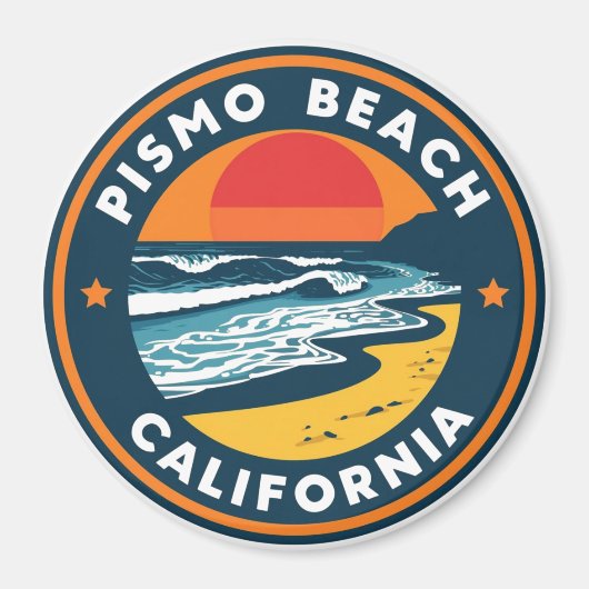 Pismo Beach, Californië Magneet (Voorkant)