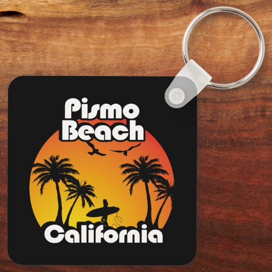  Pismo Beach Californië Sleutelhanger (Achterkant)
