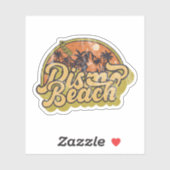 Pismo Beach, Californië Sticker (Vel)