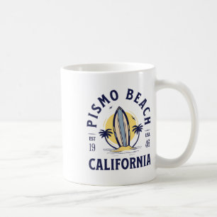 Pismo Beach Californië Surfen Zomer Vakantie Vinta Koffiemok