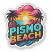 Pismo Beach, Californië, Verenigde Staten Sticker (Voorkant)