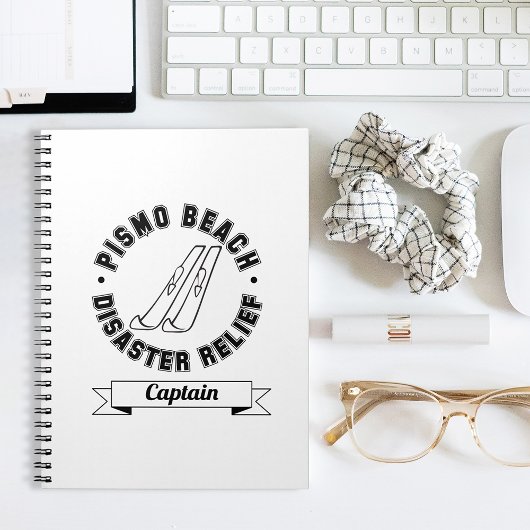 Pismo Beach Disaster Relief Captain Notitieboek