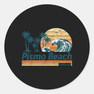 Pismo Beach Groep Matching Familie Vakantie Zomer Ronde Sticker