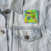 Pismo Beach Mind Focus Knop Vierkante Button 5,1 Cm (In situ)
