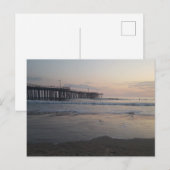 Pismo Beach Pier bij zonsondergang Briefkaart (Voorkant / Achterkant)