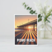 Pismo Beach Pier Californië Briefkaart (Staand voorkant)