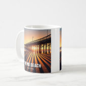 Pismo Beach Pier Californië Koffiemok (Voorkant links)