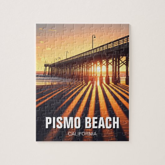 Pismo Beach Pier Californië Legpuzzel (Verticaal)