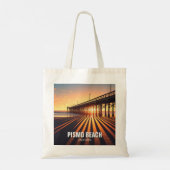Pismo Beach Pier Californië Tote Bag (Achterkant)