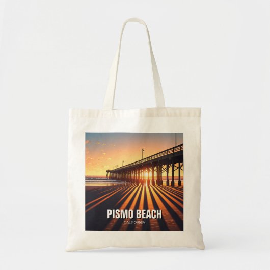 Pismo Beach Pier Californië Tote Bag (Voorkant)