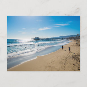 Pismo Beach Pier midden op de dag Briefkaart
