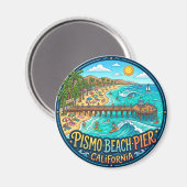 Pismo Beach Pier VS Magneet (Voorkant / Achterkant)
