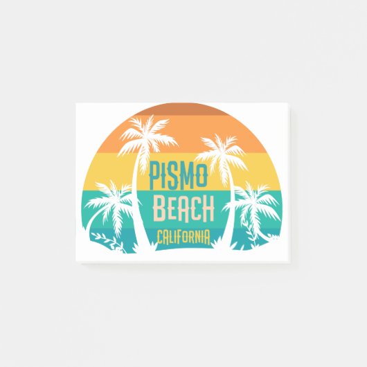 Pismo Beach Retro Post-it® Notes (Voorkant)