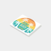 Pismo Beach Retro Post-it® Notes (Schuin)