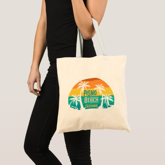 Pismo Beach Retro Tote Bag (Voorkant (product))