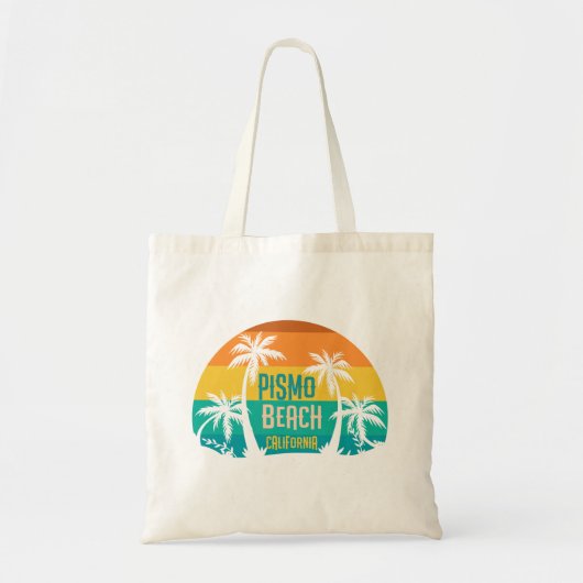 Pismo Beach Retro Tote Bag (Voorkant)
