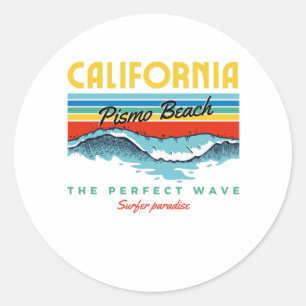 Pismo Beach Ronde Sticker