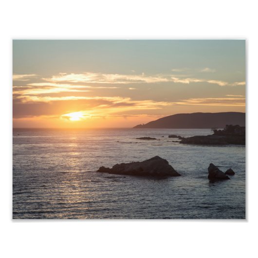 Pismo Beach Sunset print Foto Afdruk (Voorkant)