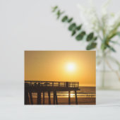 Pismo Pier in de zon Briefkaart (Staand voorkant)