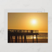 Pismo Pier in de zon Briefkaart (Voorkant / Achterkant)