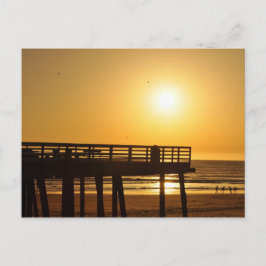 Pismo Pier in de zon Briefkaart