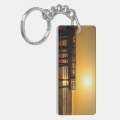 Pismo Pier in de zon Sleutelhanger (Voorkant Links)