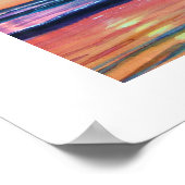 Pismo Pier op Poster van de Zonnebasis Originele W (Hoek)