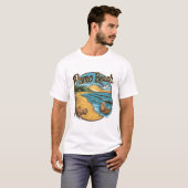 Pismo strandkunst t-shirt (Voorkant volledig)