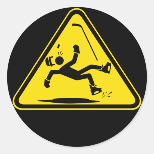 Piso Mojado Logo op Zwarte Sticker (Voorkant)