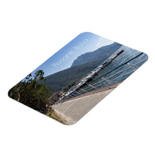 Pisogne en het Iseomeer, Lombardije, Italië Magneet (Linkerzijde)