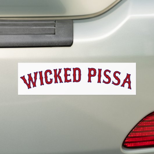 Pissa Bumpersticker (Op auto)
