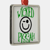 Pissah. Metalen Ornament (Rechts)