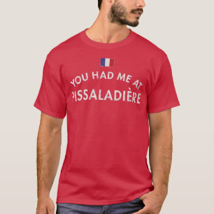 Pissaladiere Bread Dough Classic Pizza Margherita T-shirt