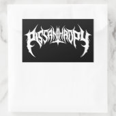 Pissanthropy Death Metal Fake Band Sticker (Tas)