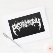Pissanthropy Death Metal Fake Band Sticker (Envelop)