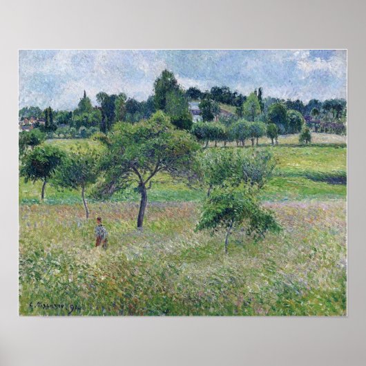 Pissarro - Appelbomen bij Eragny 1894 Poster (Voorkant)