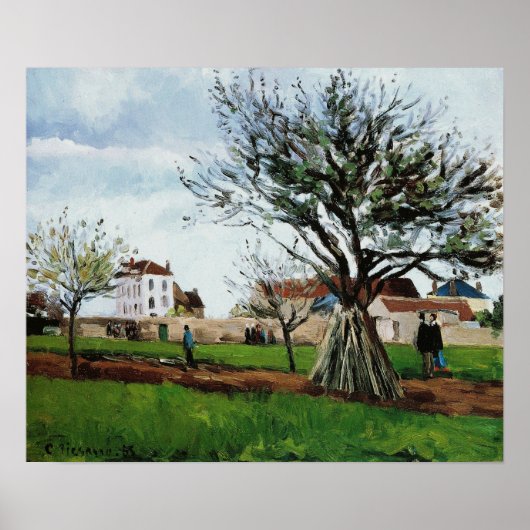 Pissarro - Appelbomen bij Pontoise Poster (Voorkant)
