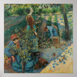 Pissarro - Appeloogst Poster