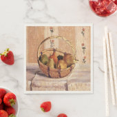 Pissarro - Appels en peren in een ronde mand, Servet (Insitu)