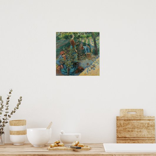 Pissarro - Apple Picking Poster (Keuken)