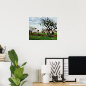 Pissarro - Apple Trees bij Pontoise Poster (Thuiskantoor)