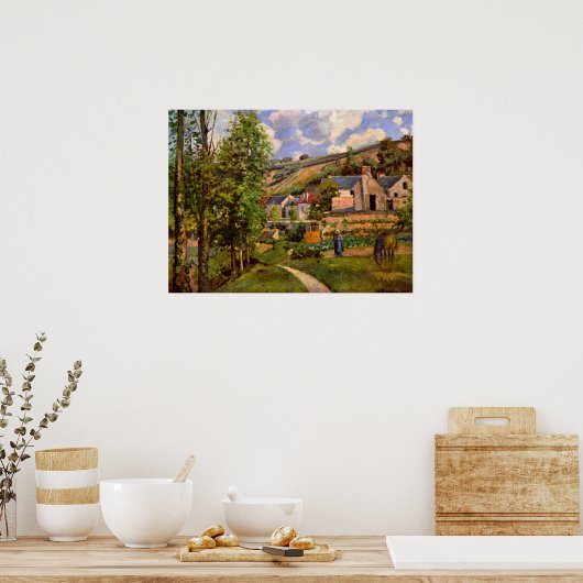 Pissarro Art Work Landschap Poster (Keuken)