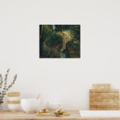 Pissarro - Badende in het bos Poster (Keuken)
