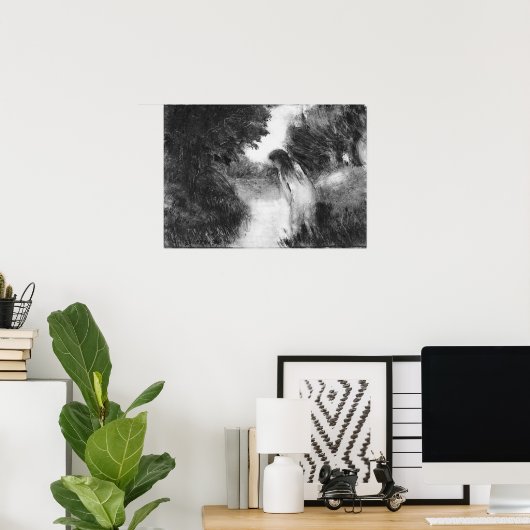 Pissarro - Bather 1894 Poster (Thuiskantoor)