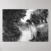 Pissarro - Bather 1894 Poster (Voorkant)