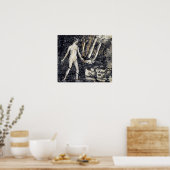 Pissarro - Bather with Gese 1895 Poster (Keuken)