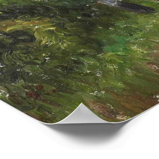 Pissarro - Bazincourt Steeple 1895 Poster (Hoek)