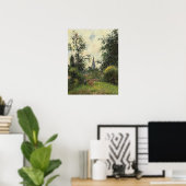 Pissarro - Bazincourt Steeple 1895 Poster (Thuiskantoor)